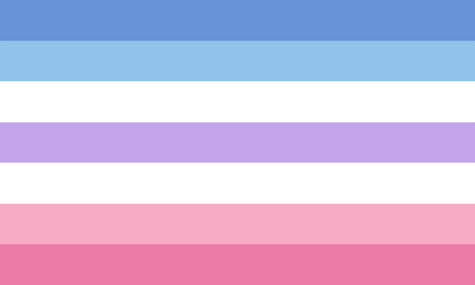 Another common bigender flag